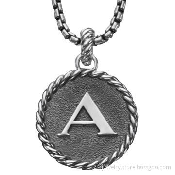 Letters Pendant Jewelry, Different Style and Material Can be Made for Clients, 925 Sterling Silver